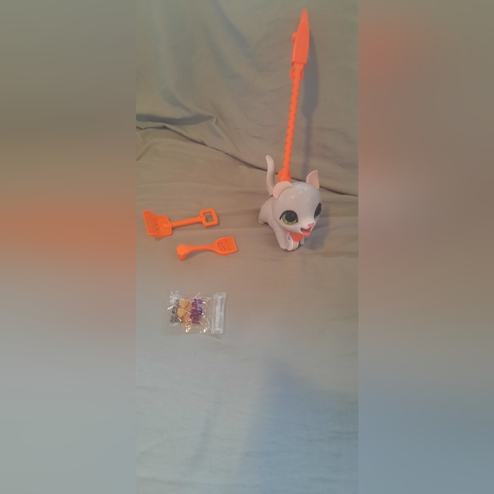 Gray and Orange Cat Toy Set Fur Real